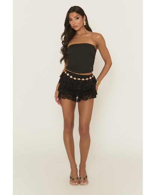Rebellious Fashion Black Celestial Chain Belt