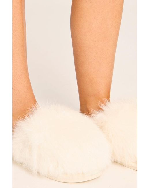 Rebellious Fashion Pink Fluffy Mule Slippers
