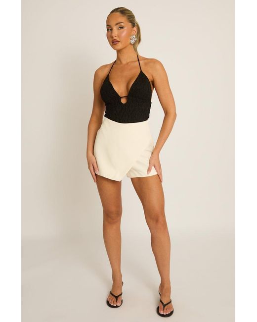 Rebellious Fashion Natural Tailored Skort