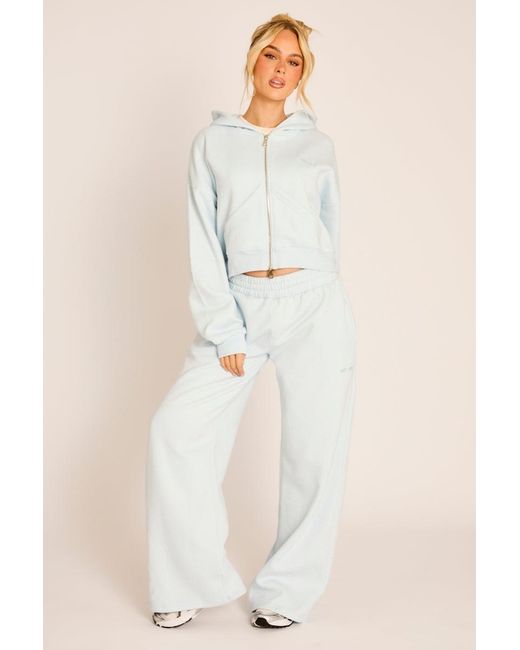 Rebellious Fashion Natural Light Rebellious Logo Zip-Up Hoodie