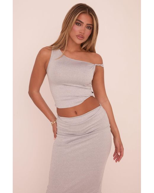 Grey skirt rebellious fashion deals