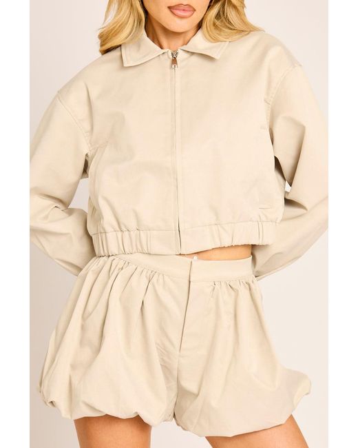 Rebellious Fashion Natural Puffball Shorts