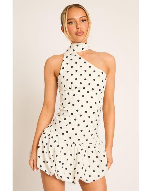 Rebellious Fashion Natural Scarf Mini Dress