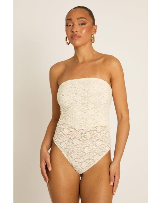 Rebellious Fashion Blue Lace Bodysuit
