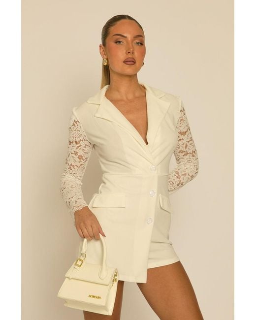 Rebellious Fashion Natural Faux Leather Logo Grab Bag