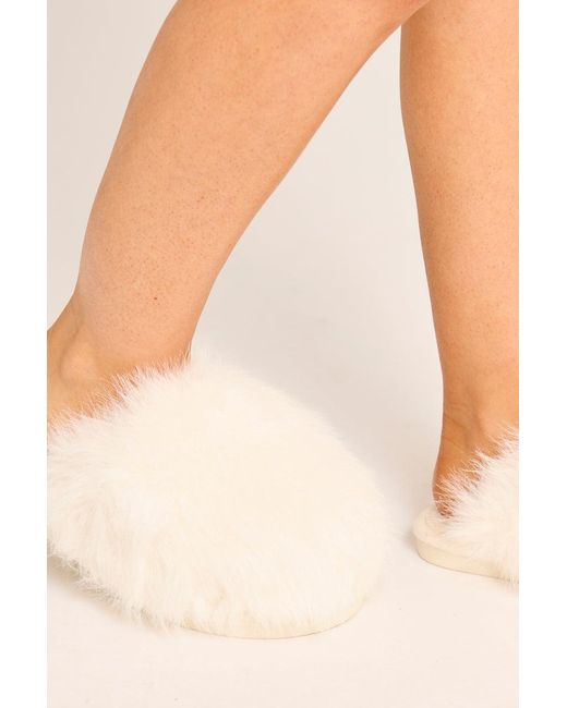Rebellious Fashion Pink Fluffy Mule Slippers