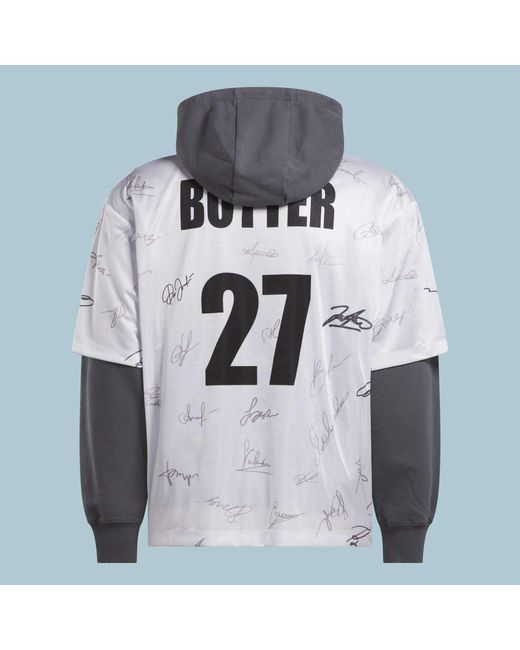 Reebok Blue X Botter Ltd Soccer Hybrid Hoodie for men