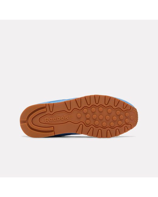 Reebok Blue Classic Leather Sneakers