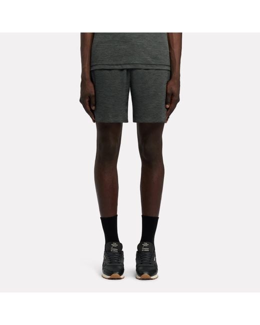 Reebok Black Id Train 9" Knit Shorts