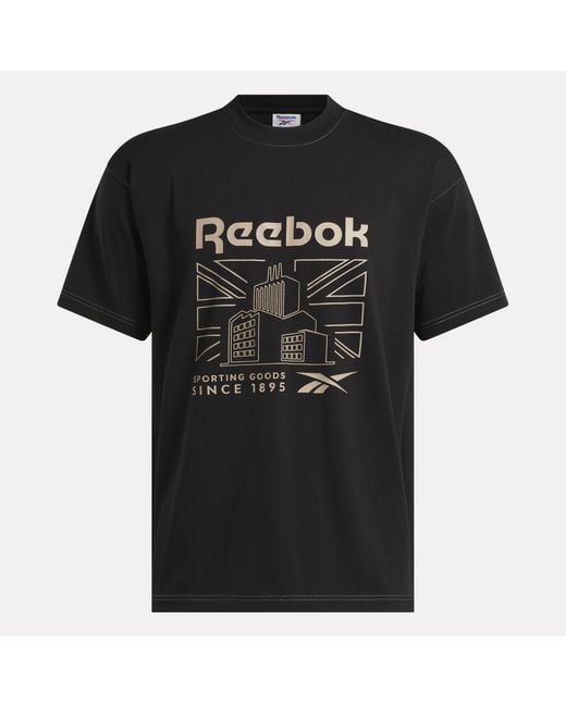 Reebok Black Workwear Graphic T-Shirt