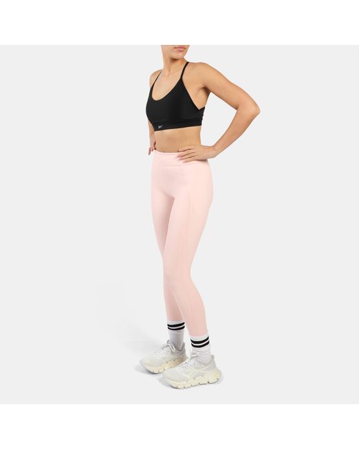 Reebok Black Lux Strappy Sports Bra
