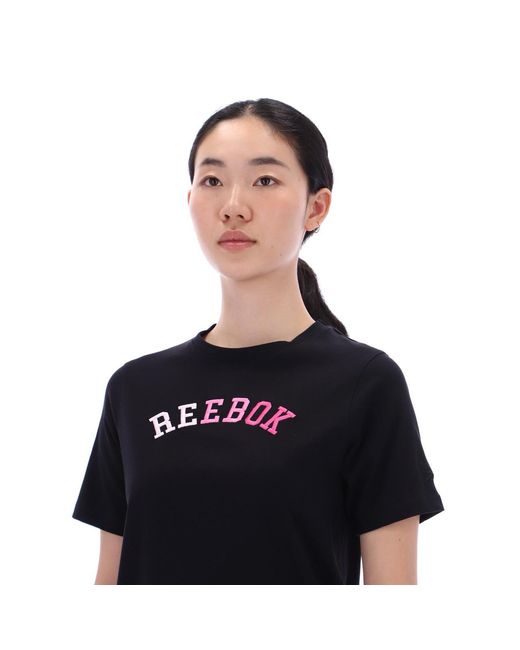 Reebok Black Ombre Logo T-Shirt