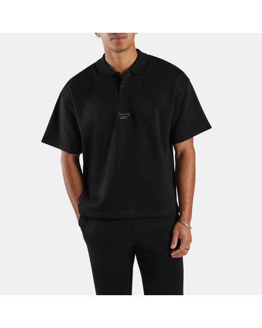 Reebok Black Wardrobe Essentials Polo Shirt