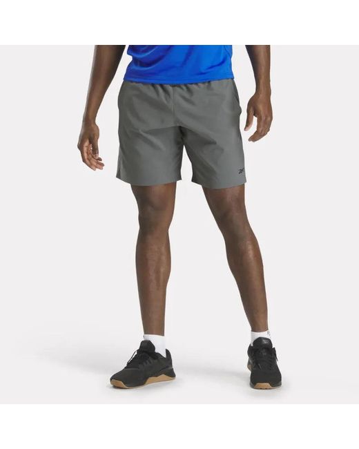 Reebok Blue Workout Ready Shorts 9" for men