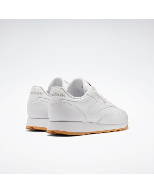 Reebok White Classic Leather Sneakers, /Pure