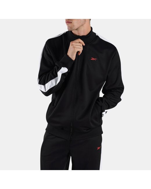 Reebok Black Id Football Track Jacket for men
