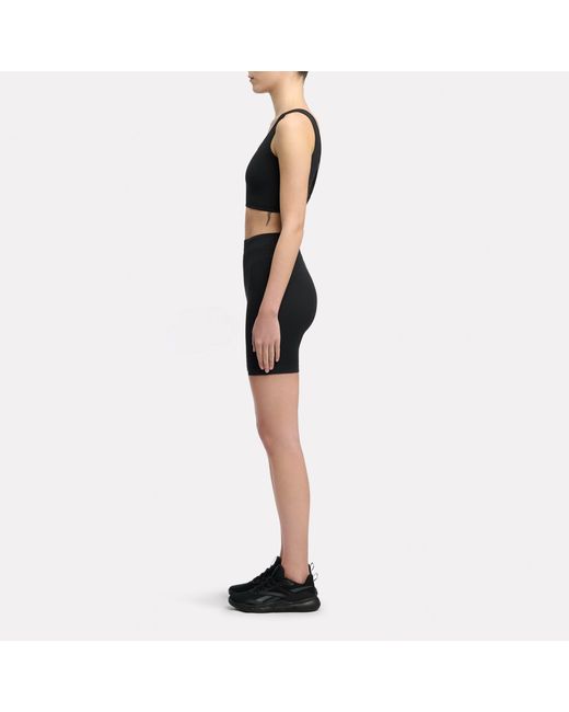 Reebok Black Lux Speed 6.5" Biker Shorts