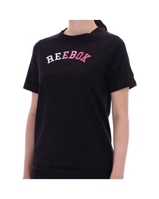 Reebok Black Ombre Logo T-Shirt
