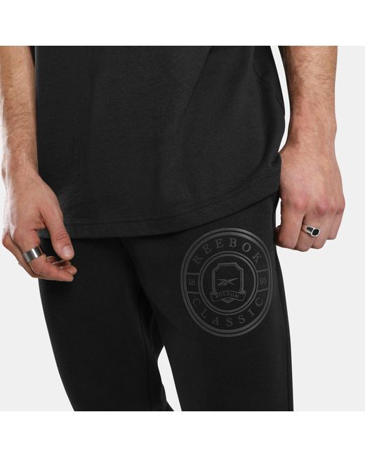 Reebok Black Crest Jogger Pant for men