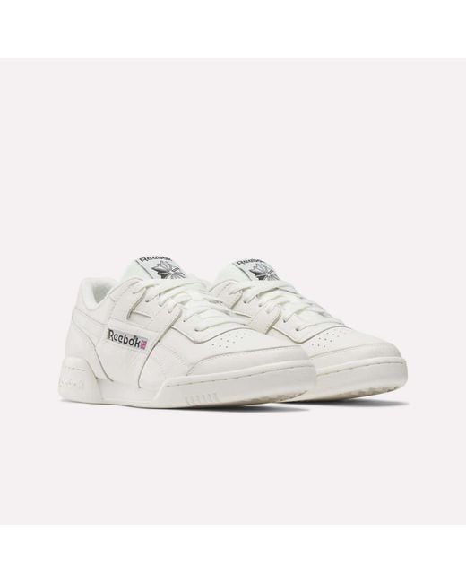 Reebok White Workout Plus Trainers