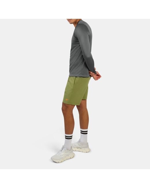 Reebok Gray Id Train Long Sleeve Tech T-Shirt