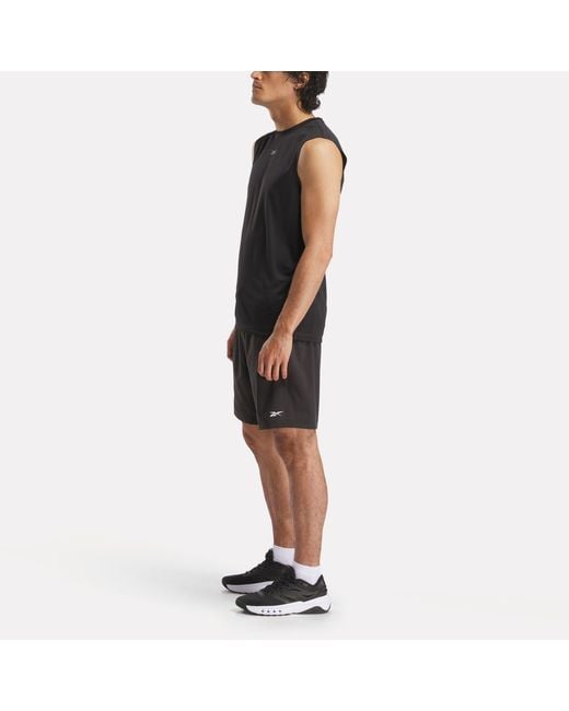 Reebok Black Id Train Sleeveless Tech T-Shirt