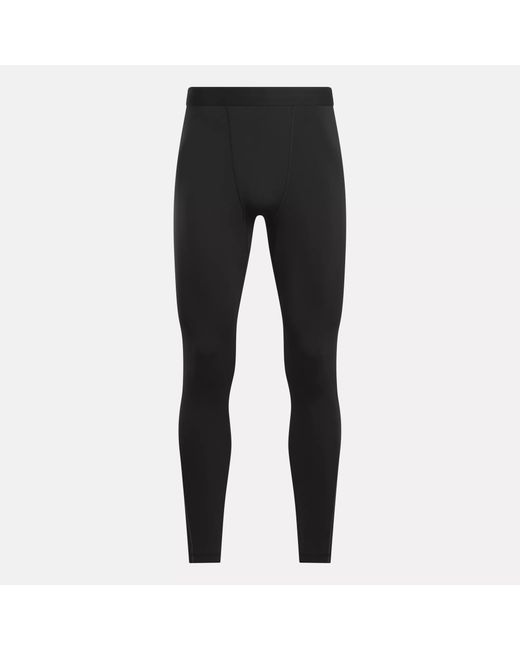 Reebok Black Speed Base Layer Tights Featuring Rbk-fire+ for men