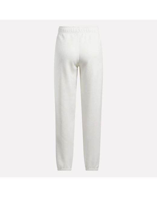 Reebok White Medium Vector Sweatpants