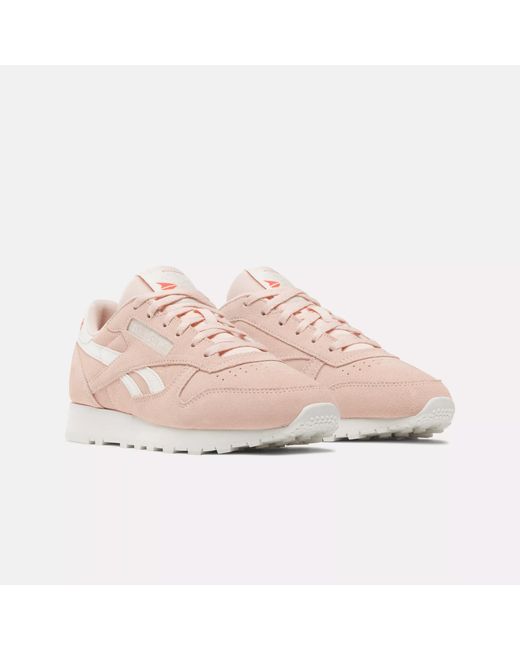 Reebok Pink Classic Leather Trainers