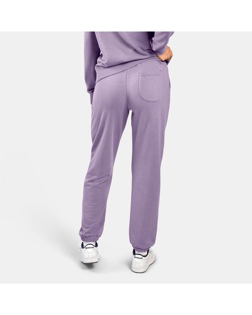 Reebok Purple Prep Chenille Jogger Pants