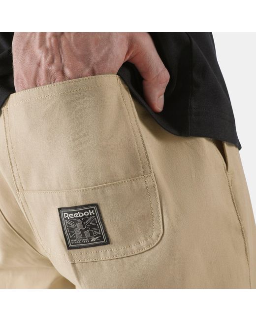Reebok Brown Workwear Canvas Trousers