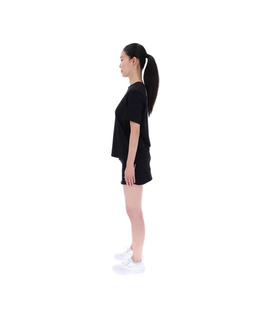Reebok Black Metallic Logo T-Shirt