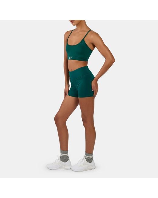 Reebok Green Kendal Core Strappy Sports Bra