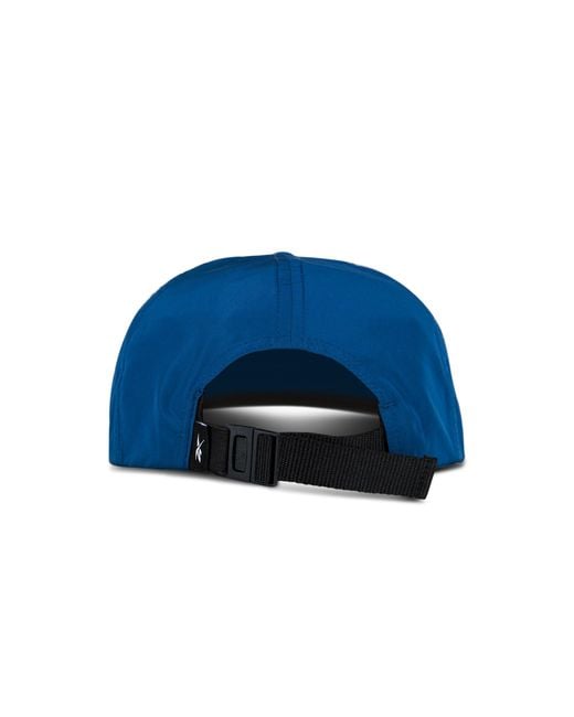 Reebok Blue Flat Brim Running Cap