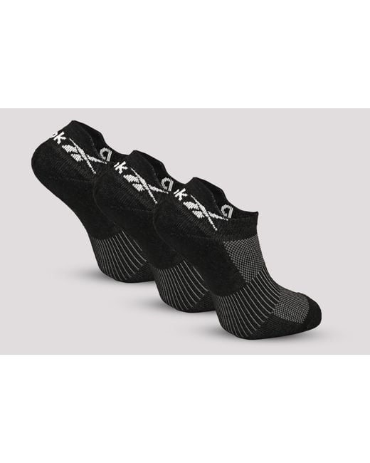 Reebok Black Sports Essentials Low Socks (3 Pack)