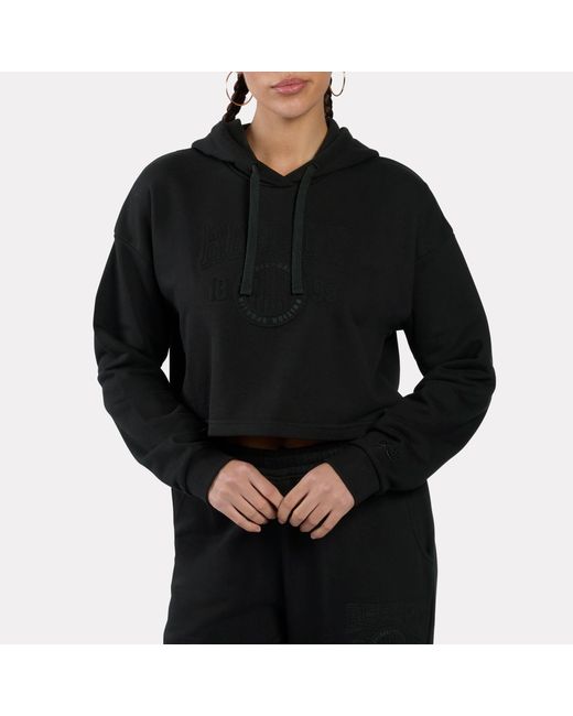 Reebok Black Embossed Edge Hoodie