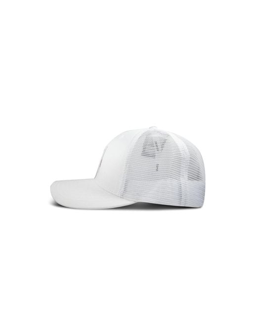 Reebok White Woven Patch Vector Trucker Cap