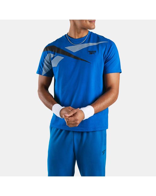 Reebok Blue Logo Placement T-Shirt