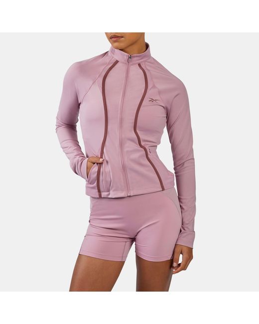 Reebok Pink Rbk Lab Track Jacket