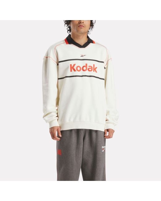 Reebok White X Kodak Crew Sweatshirt