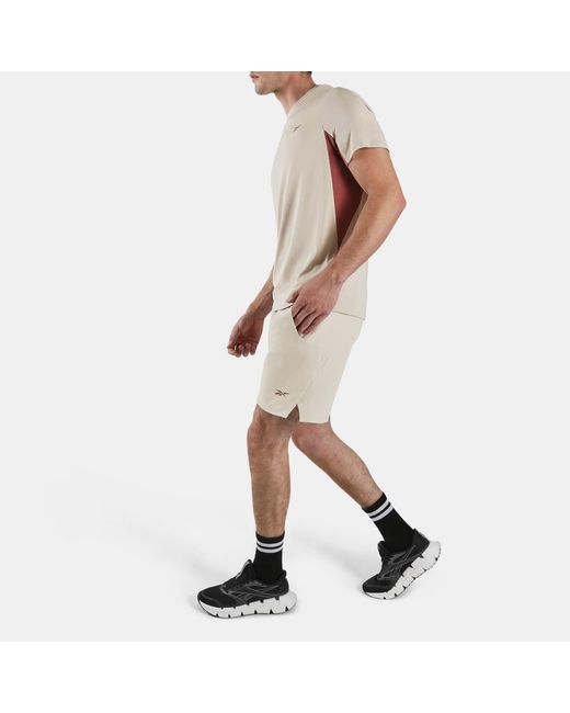Reebok Rbk Chill Athlete T-Shirt, Afmeting in het Natural voor heren