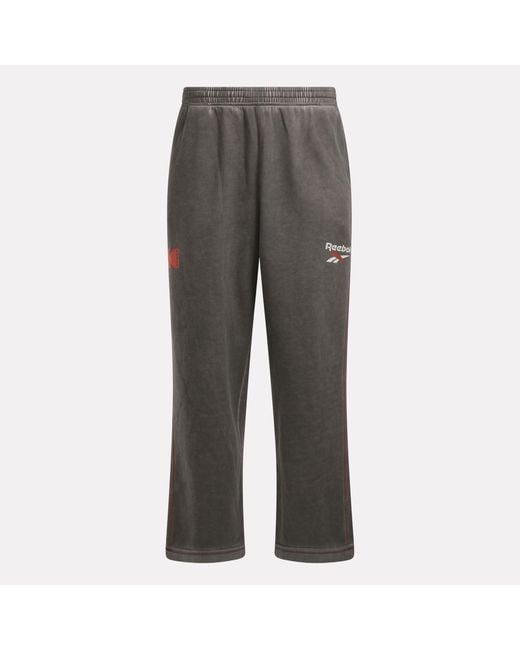 Reebok Gray X Kodak Straight-Leg Joggers