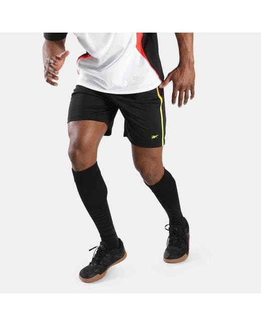 Reebok Black Sidewinder Football 7" Shorts