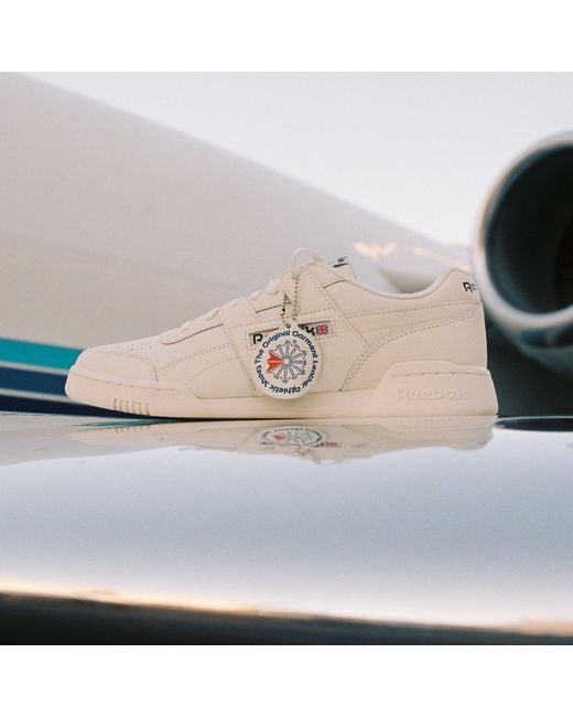 Reebok White Workout Plus Trainers