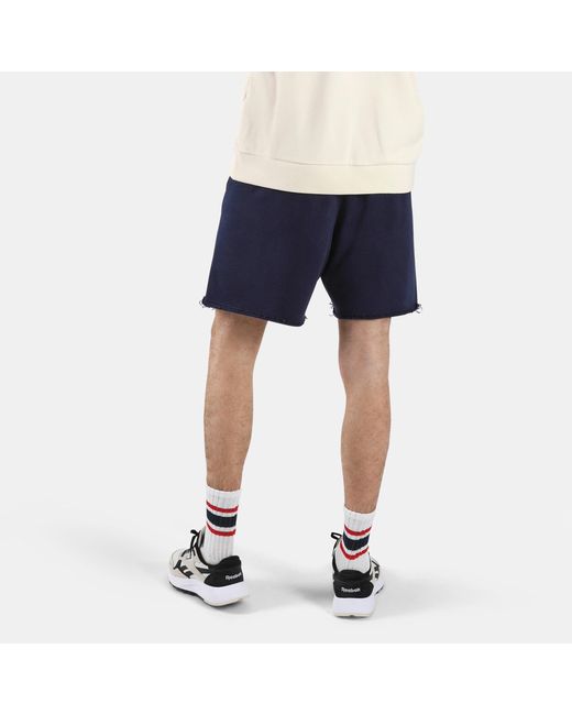 Reebok Blue Rbk Collegiate Shorts for men