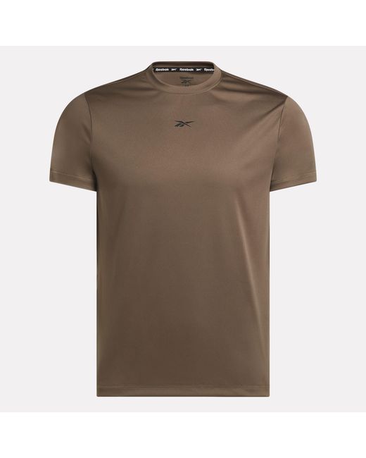 Reebok Brown Id Train Tech T-Shirt