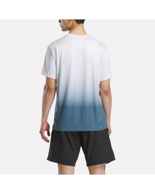 Reebok Blue Athlete Speed Ombre T-Shirt