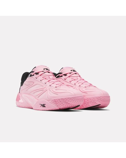 Reebok Pink Angel Reese 1 Basketball Shoes