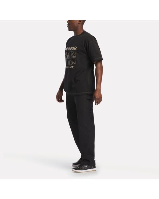 Reebok Black Workwear Graphic T-Shirt