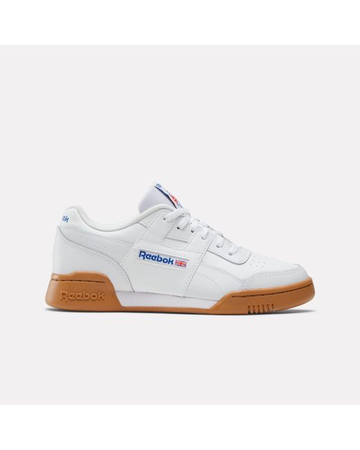 Reebok White Workout Plus Junior Shoes